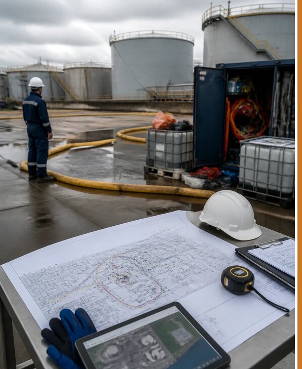 Разработка плана ликвидации разливов нефти в Дюртюли